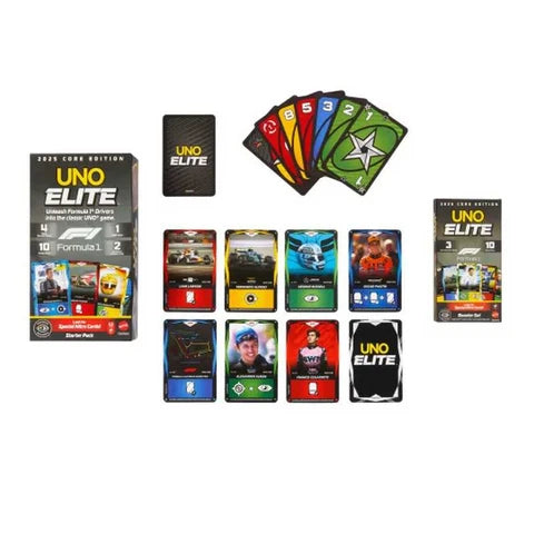 UNO Elite F1 Booster Set-Tabletop Gaming