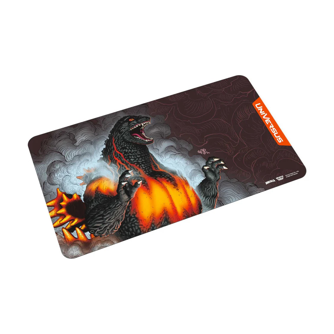 UniVersus Godzilla: Reign of Kaiju Playmat - Burning Godzilla - Tabletop Gaming