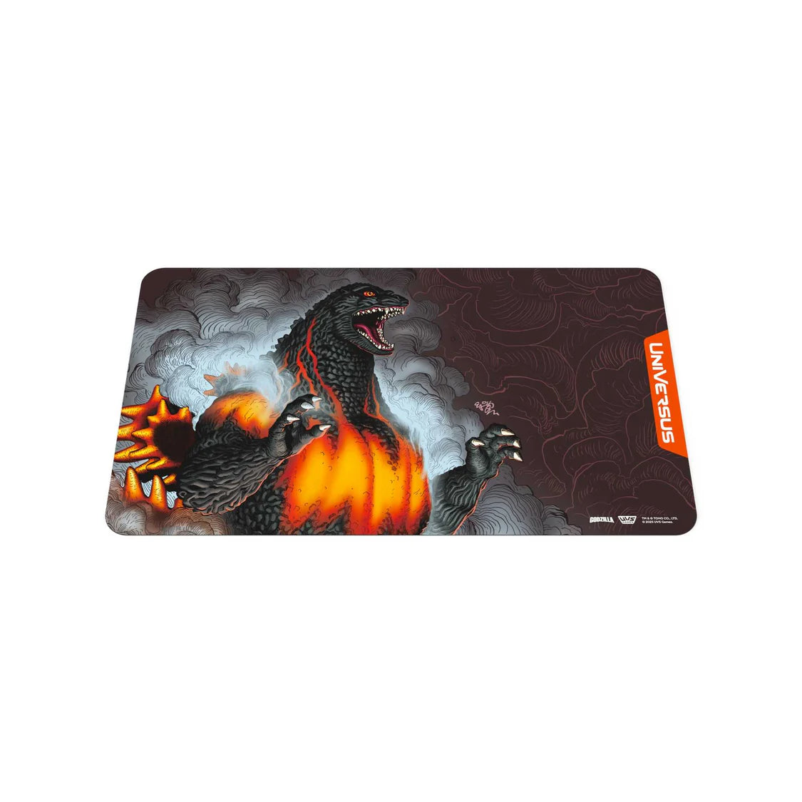UniVersus Godzilla: Reign of Kaiju Playmat - Burning Godzilla 3 - Tabletop Gaming