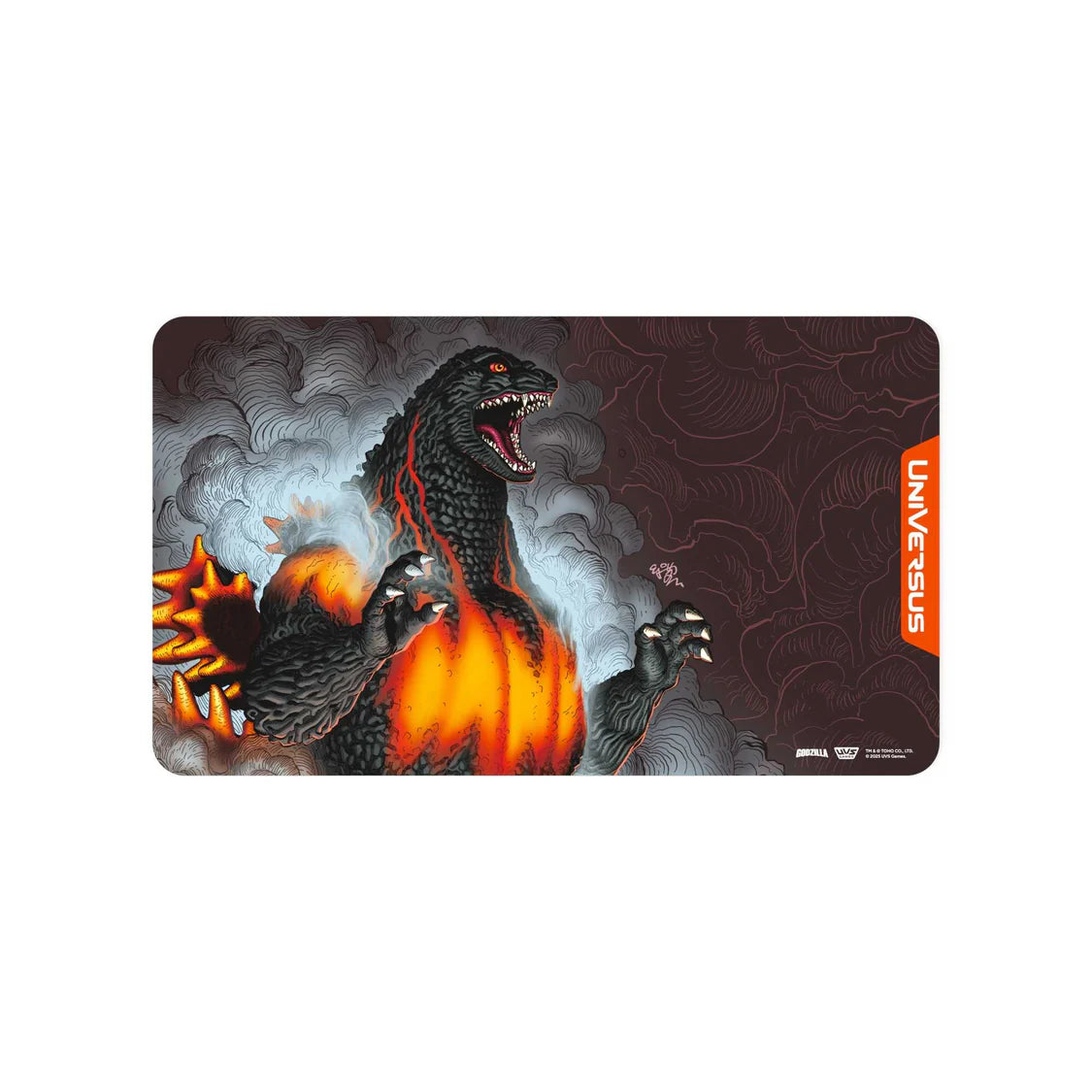 UniVersus Godzilla: Reign of Kaiju Playmat - Burning Godzilla 4 - Tabletop Gaming