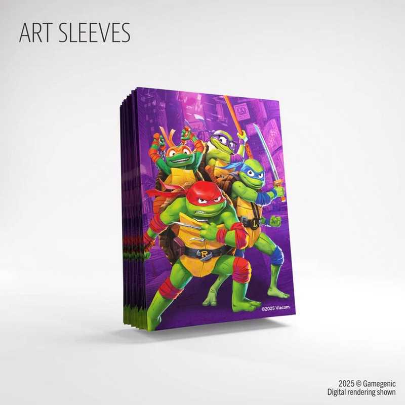 UniVersus Teenage Mutant Ninja Turtles Gamegenic Premium Art Sleeves 3 - Tabletop Gaming