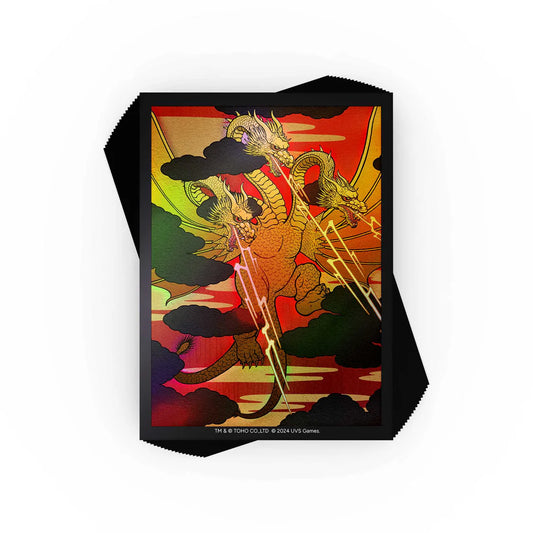 Universus: Godzilla: King Ghidorah Sleeves - Tabletop Gaming