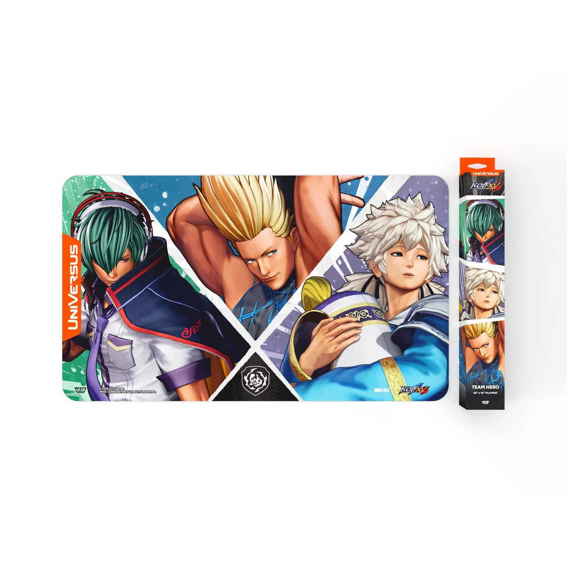 Universus: The King of Fighters XV: Challenger Series Team Hero Playmat 2 - Tabletop Gaming