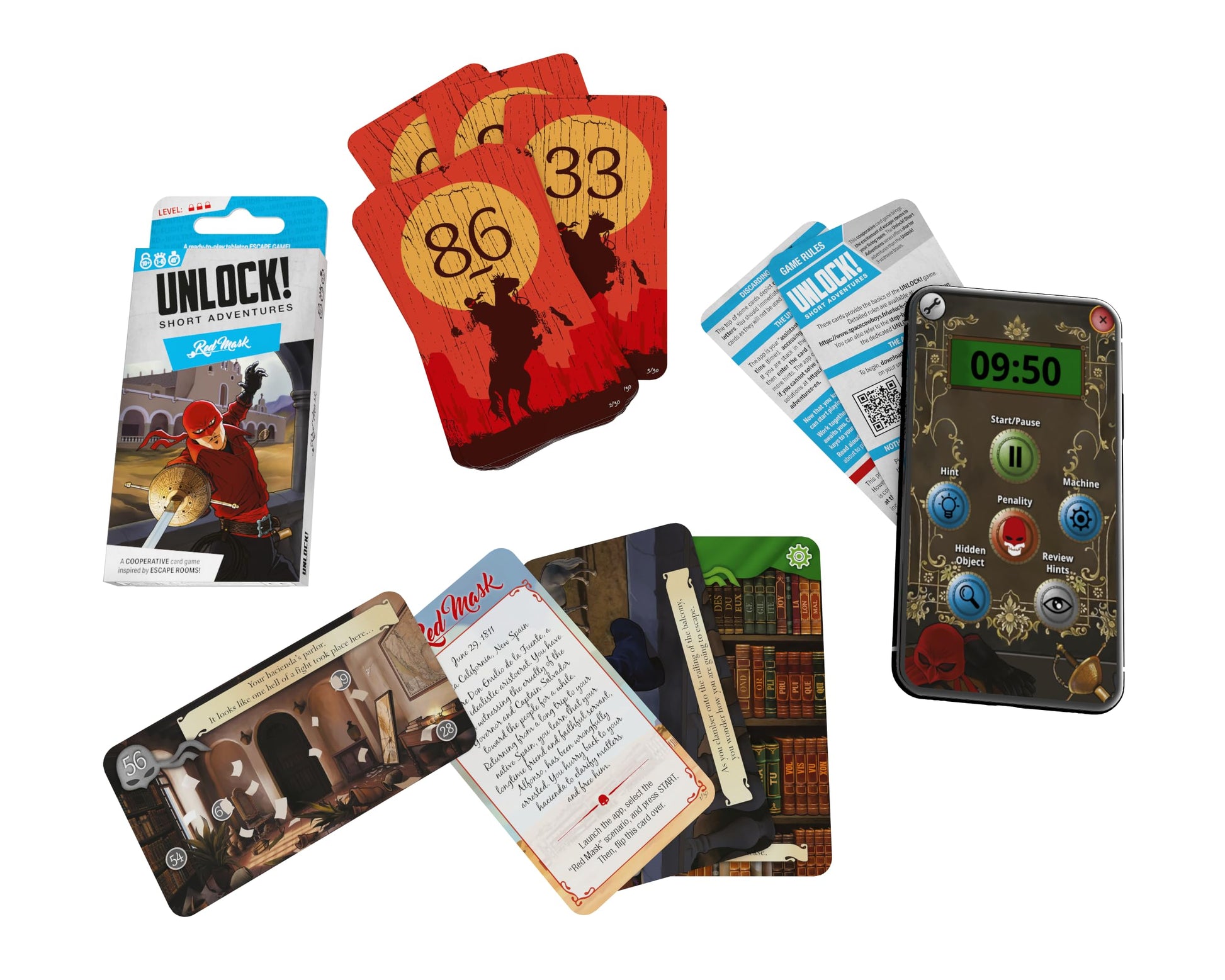Unlock! Short Adventures 7: Red Mask-TableTop Gaming