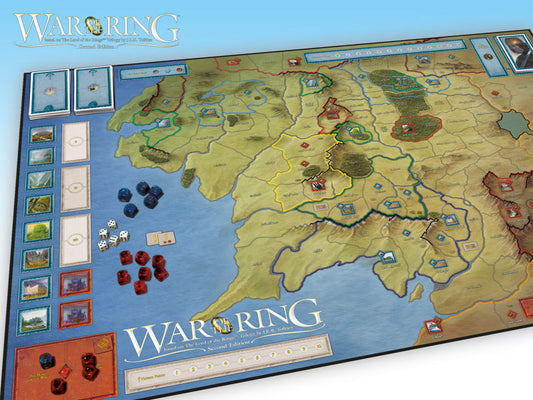 War of the Ring Second Edition Board Game Contents - Tabletop Gaming
