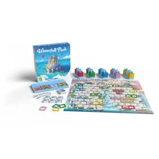 Waterfall Park Board Game Contents - Tabletop Gaming