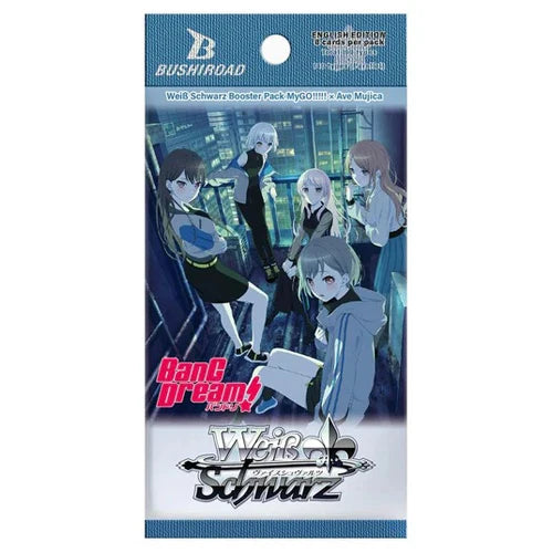 Weiss Schwarz Booster Pack: MyGO!!!!! × Ave Mujica-Tabletop Gaming
