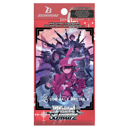 Weiss Schwarz: Extra Booster Pack - Sword Art Online Alternative - Gun Gale Online II-Tabletop Gaming