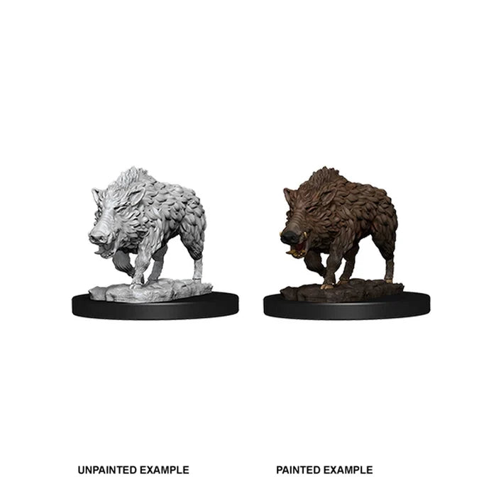 WizKids Deep Cuts Miniatures: Wild Boar - Tabletop Gaming