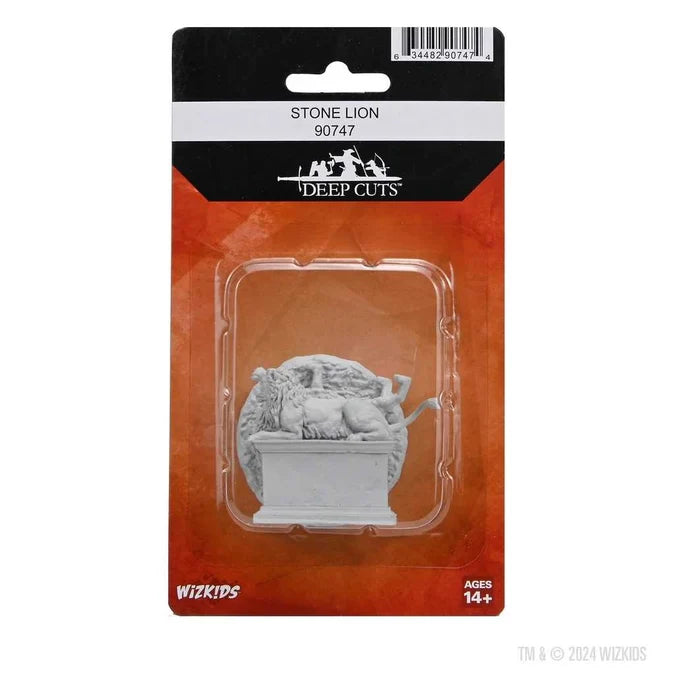 WizKids Deep Cuts: Stone Lion/Animated Stone Lion - Tabletop Gaming