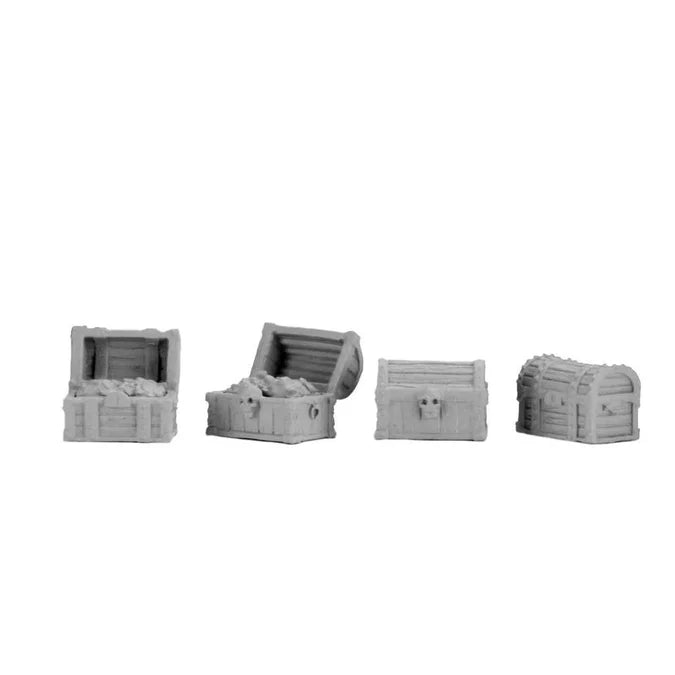 WizKids Deep Cuts Unpainted Miniatures: Chests 3 - Tabletop Gaming