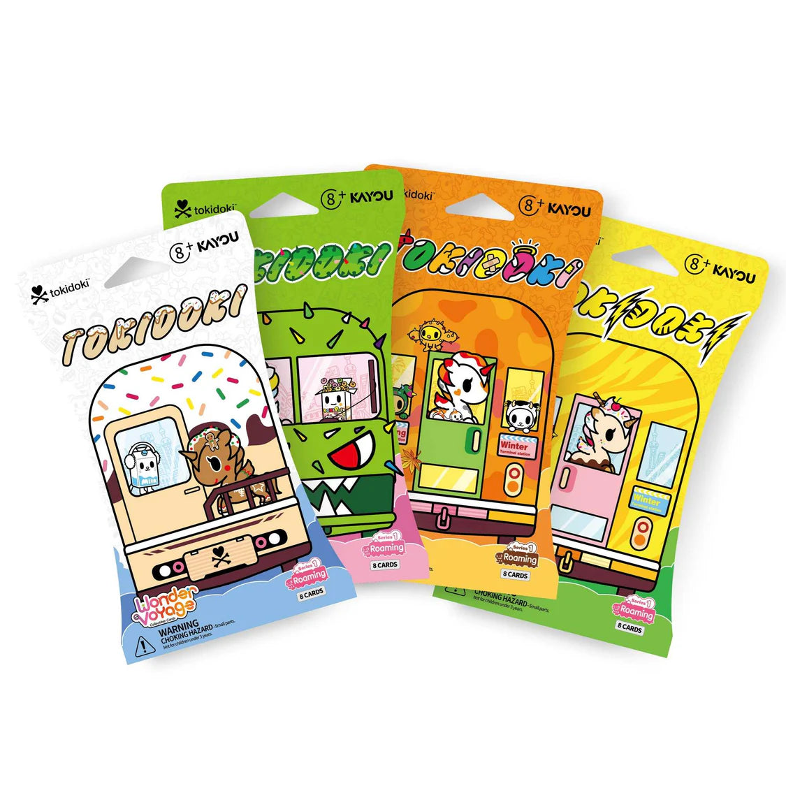 tokidoki-Wonder Voyage Collectible Cards-Roaming Edition Blister -001A-EMEA-Tabletop Gaming